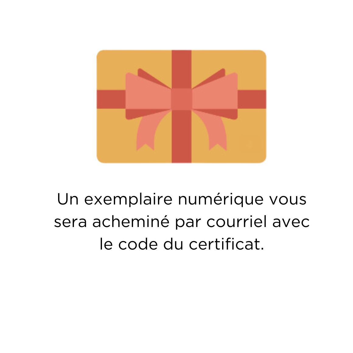 Carte-cadeau - Numérique