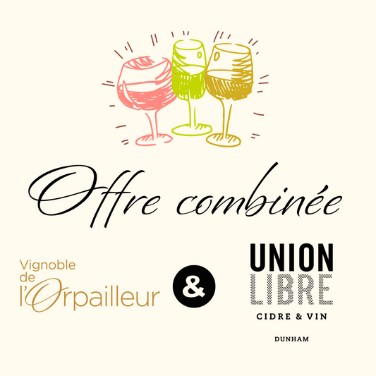 Wine and cider tasting from Orpailleur and Union Libre